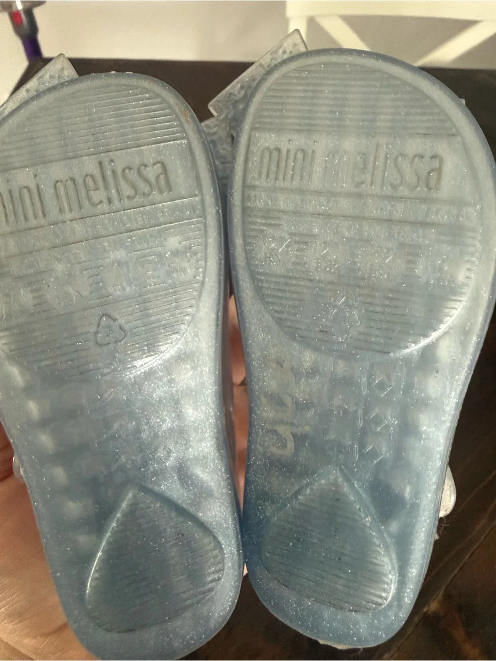 Mini Melissa Frozen Toddler Shoes Size 6